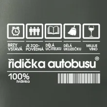 Čárový kód řidička autobusu