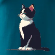 Mourovatá kočka pixel