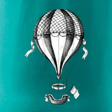 Horkovzdušný balón  kreslený