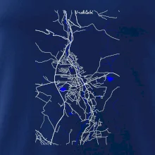 Vrchlabí - Mapa s vodními toky