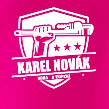 Instalatér - Erb vlastní nápis