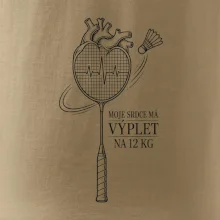 Badminton srdce s výpletem