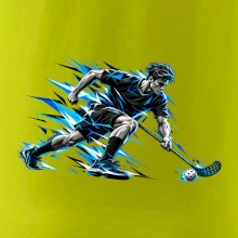 Florbalový sprint v modrých blescích