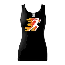 Běhání - oranžová žena