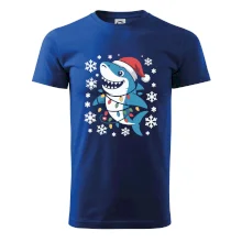 Vánoční žralok a vločky