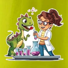 Chemik a dinosaurus - Holka