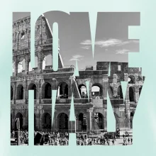 Love italy - colosseum