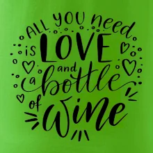All you need is love and bottle of wine