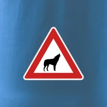 Dopravní značka - Pozor vlk