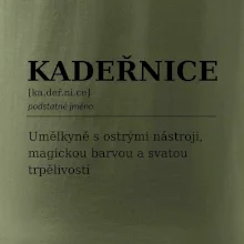Kadeřnice umělkyně s ostrými nástroji