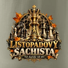 Listopadový šachista se zlatým králem