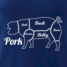 Prase nákres rozřezání