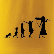 Evoluce cellistka Evoluce cellistka