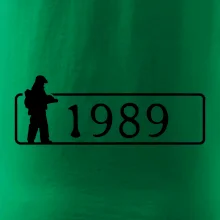 Hasič - ročník narození v rámečku