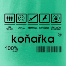 Čárový kód - Koňařka