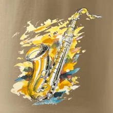 Saxofon malovaný