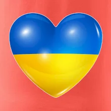 Ukrajina srdce vlajka
