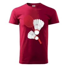 Badminton - pálka a košík