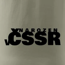 Nápis - Narozen v ČSSR