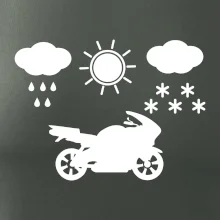 Motorkář za každého počasí - silnice