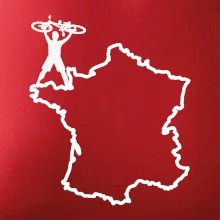 Cyklista nad Francií