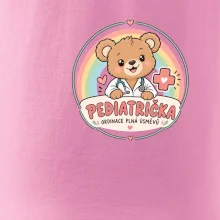 Pediatrička ordinace plná úsměvů - medvídek a duha
