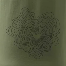 Topografické srdce z vrstevnic