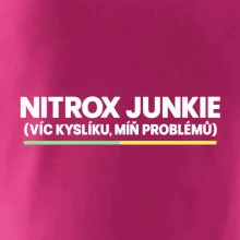 Nitrox junkie zelenožlutá linka pod nápisem
