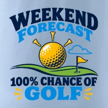Weekend forecast golfové počasí