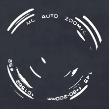 Foto objektiv obtisk