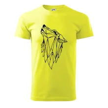 Geometrie - vlk - vyjící