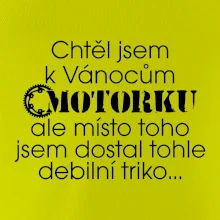 Chtěl jsem dostat motorku - Vánoce