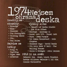 Nejsem ohraná deska 1974