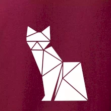 Origami kočka z boku