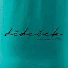 Psací nápis dědeček s ročníkem