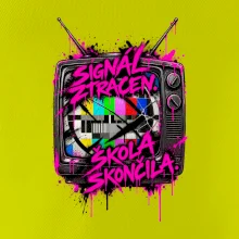SIGNÁL ZTRACEN. ŠKOLA SKONČILA.