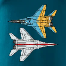 Mig 29 Fulcrum ze spoda a ze zhora
