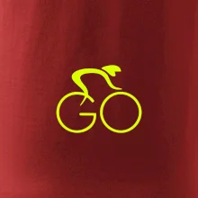 GO - Fluo cyklista malý