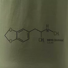 Molekulární struktura MDMA Extáze