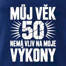 Můj věk nemá vliv na moje výkony