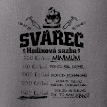Svářeč - hodinová sazba