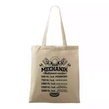Mechanik - hodinová sazba Mechanik - hodinová sazba