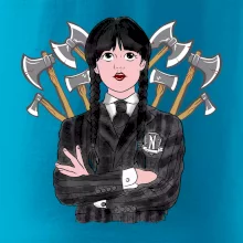 Sekery - holka v černém (Pecka design)