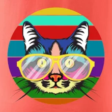 Kočka při barevném západu