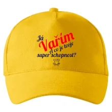 Já vařím - tvoje superschopnost? šikmý nápis