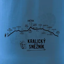 Profil kopců - Kralický Sněžník