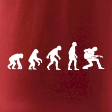 Evoluce kytarista - klečící