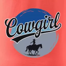 Cowgirl modrý pruh