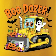 Halloweenský boo dozer