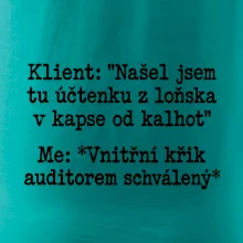 Klient a vnitřní auditorský křik